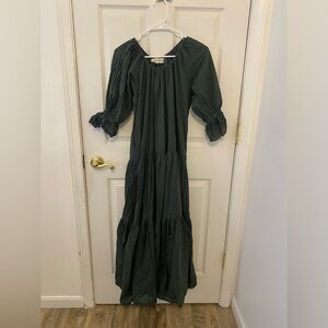 Daughters of India Olive Dress